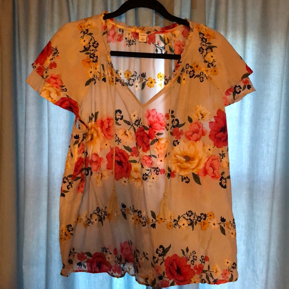 Old Navy Floral Shirt